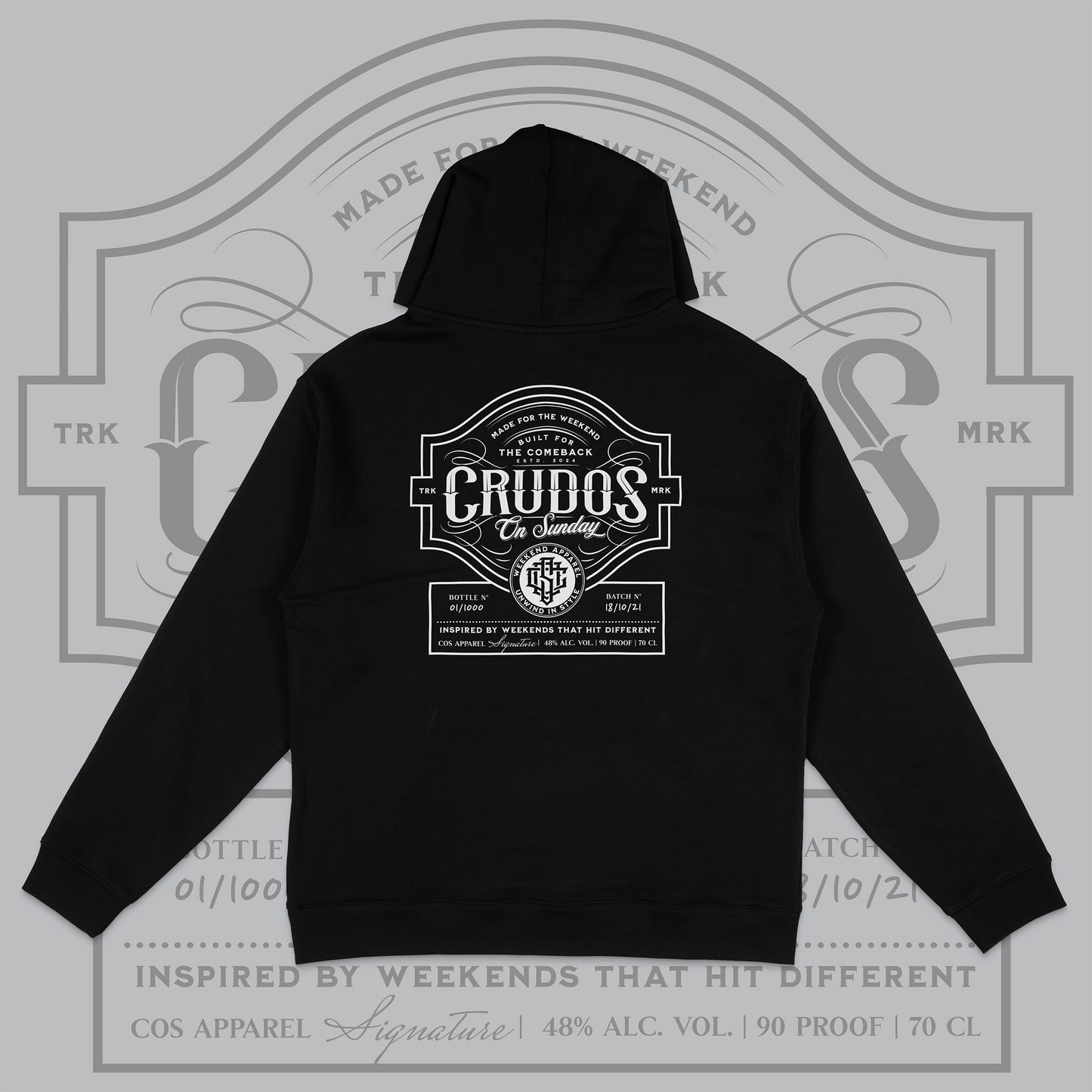 Domingo Reserve Hoodie – Black