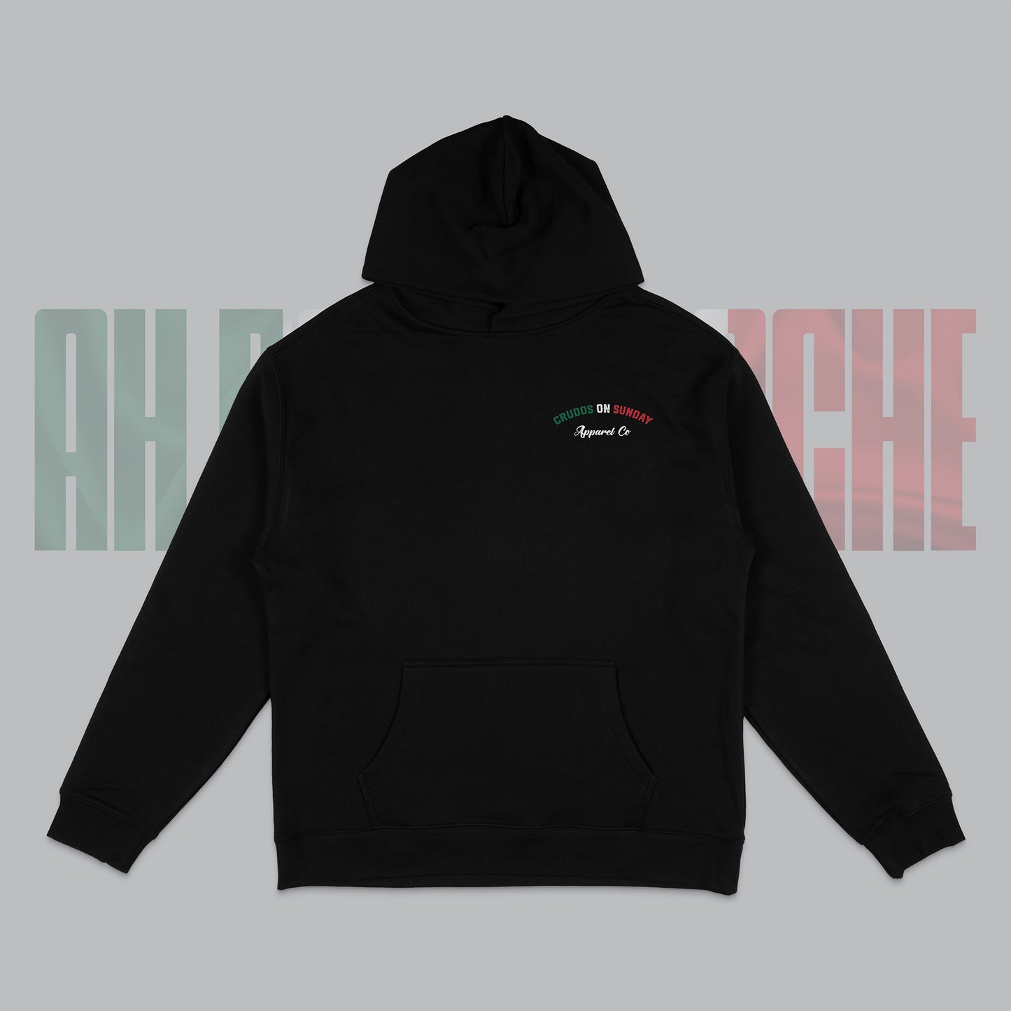 Ah Pero Anoche Hoodie – Black