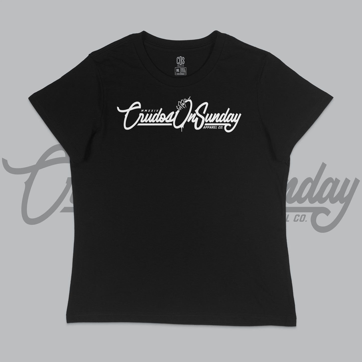 Heritage Script Tee – Women’s (Black)