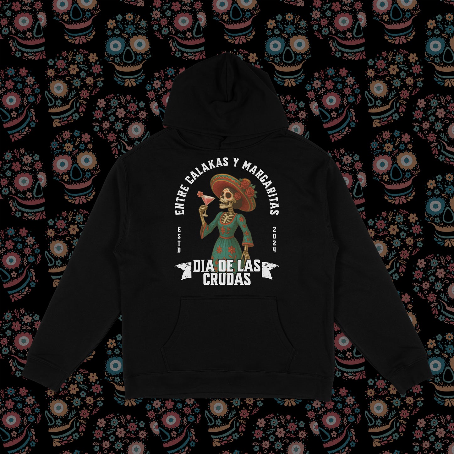 Día de las Crudas Women’s Tee – Entre Calakas y Margaritas