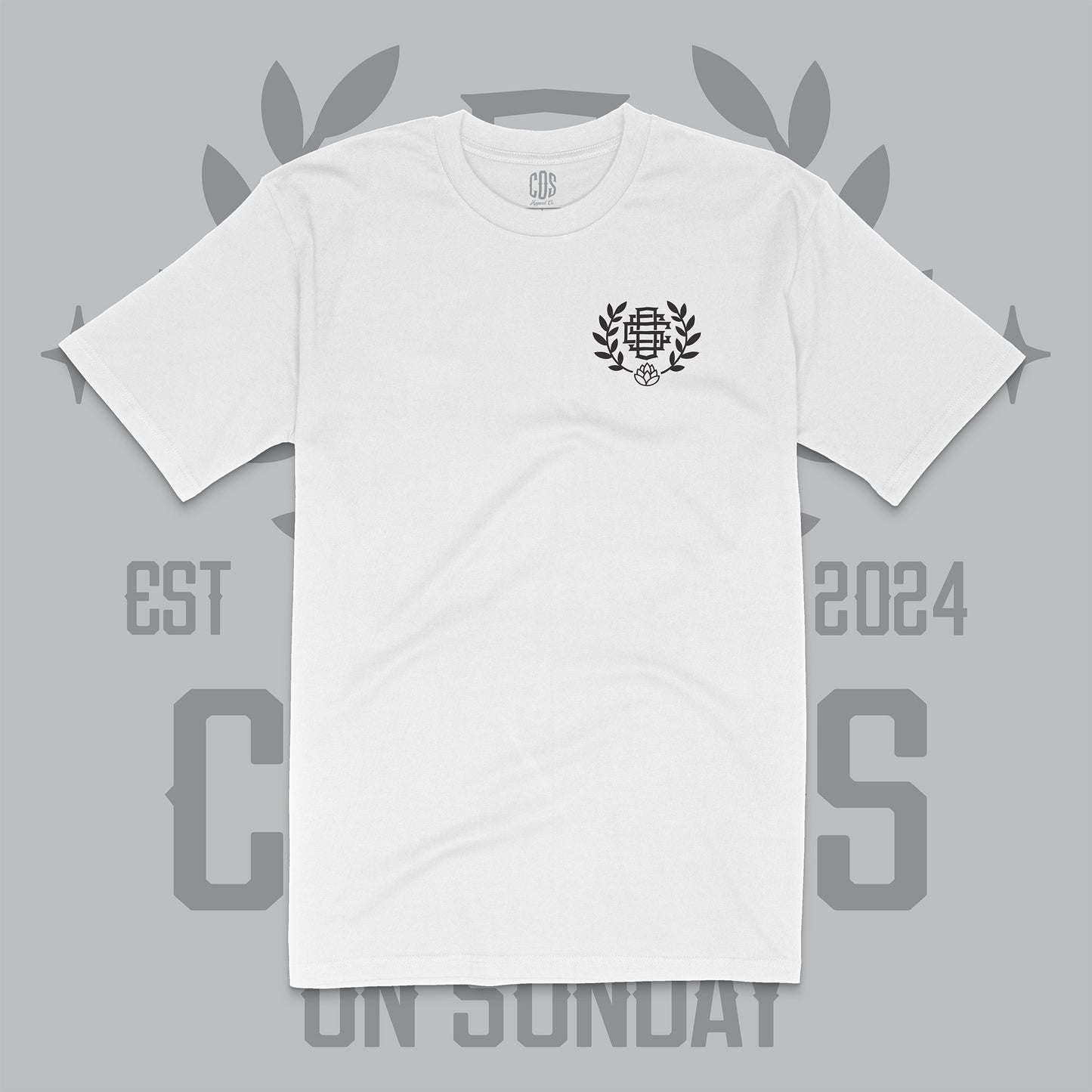 "CDS Club Tee" White Premium T-Shirt