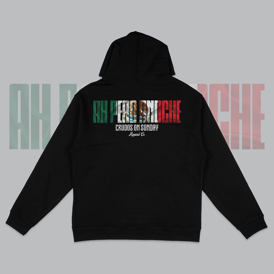 Ah Pero Anoche Hoodie – Black