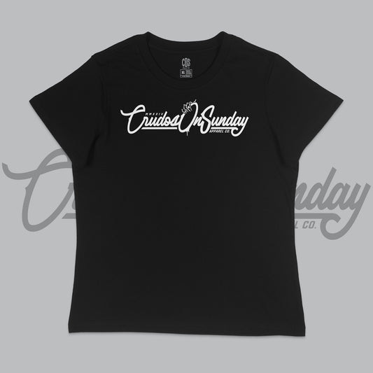 Heritage Script Tee – Women’s (Black)