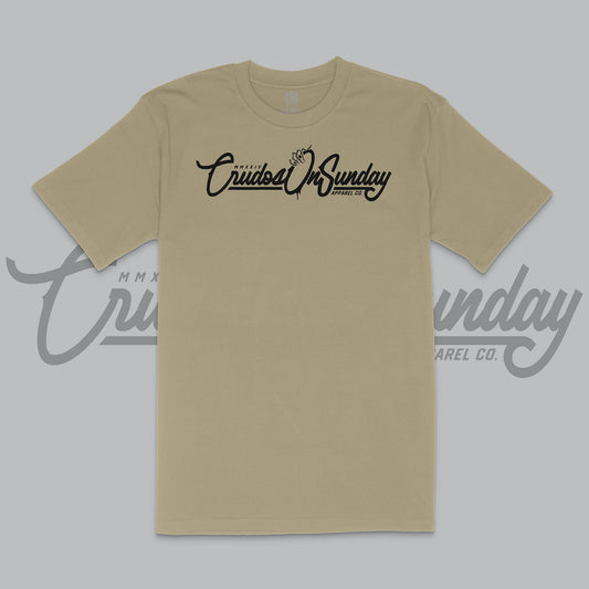 Heritage Script Tee – Men’s (Safari)