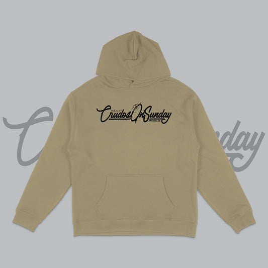Heritage Script Hoodie - Khaki